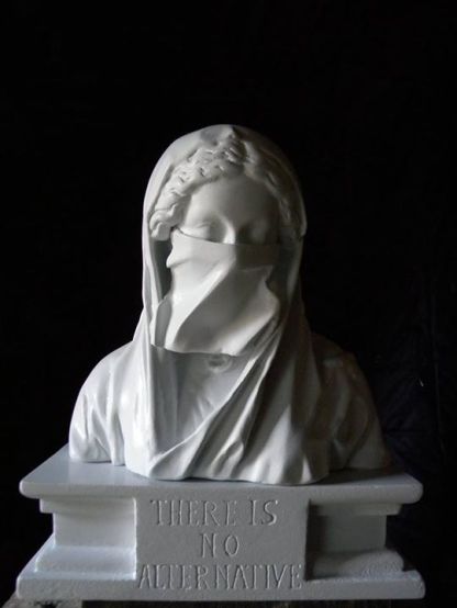 Luc Billières - Permanence de l'oppression, la pulsion de mort Plâtre , 43 cm - PU