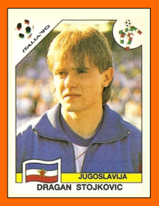Dragan Pixie Stojkovic Panini Yougoslavie 1990