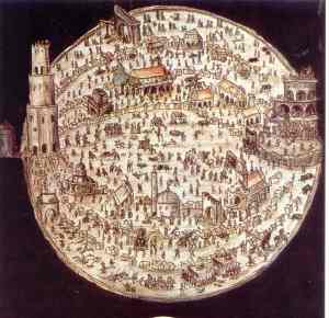 Cartographie du Le labyrinthe du monde et le paradis du cœur