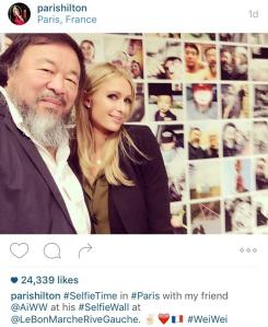 ai-weiwei-selfie-paris-hilton