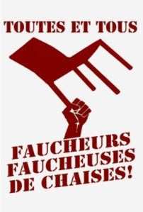 Affiche d'Attac France, symbolisant les dernières actions (non violentes) de l'association